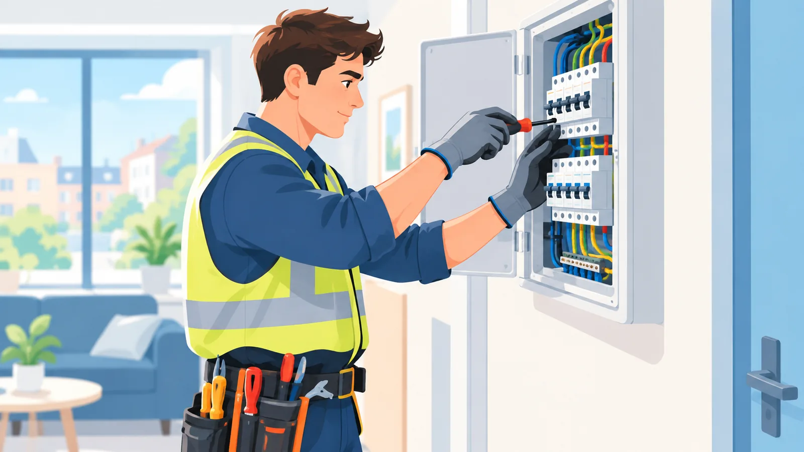 Elektricien die een technisch beroep uitoefent zonder diploma