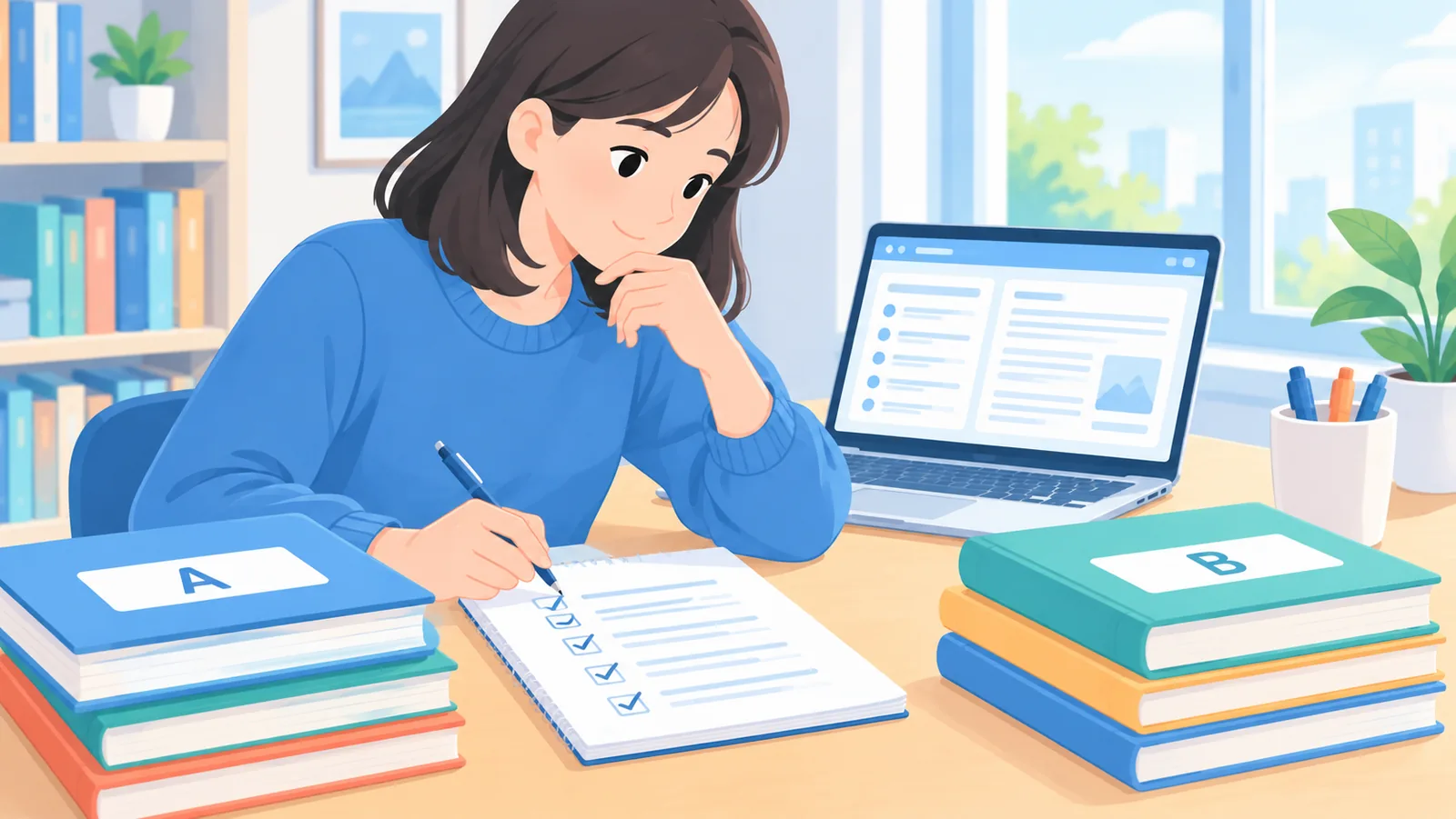 Studiehulpmiddelen vergelijken aan de hand van criteria