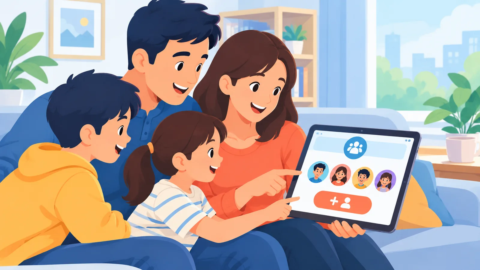 Familieleden uitnodigen voor gedeelde toegang