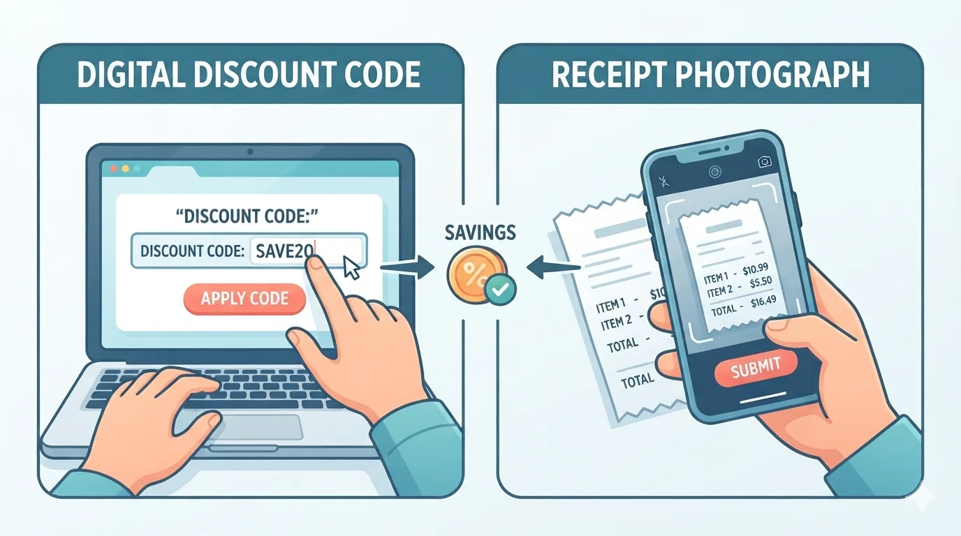 Verschil tussen cashback-apps en digitale kortingsbonnen