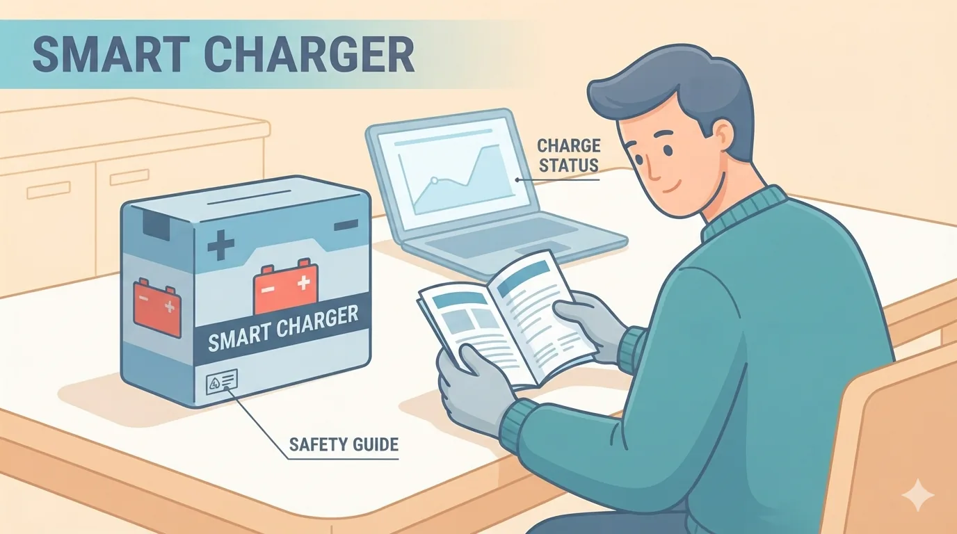 Tipos de bateria automotiva compatíveis com carregador