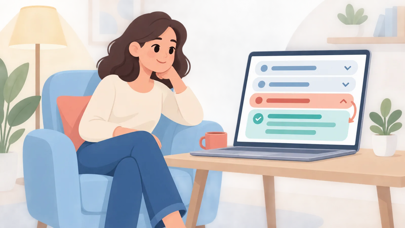 Leitor consultando perguntas frequentes sobre sessões