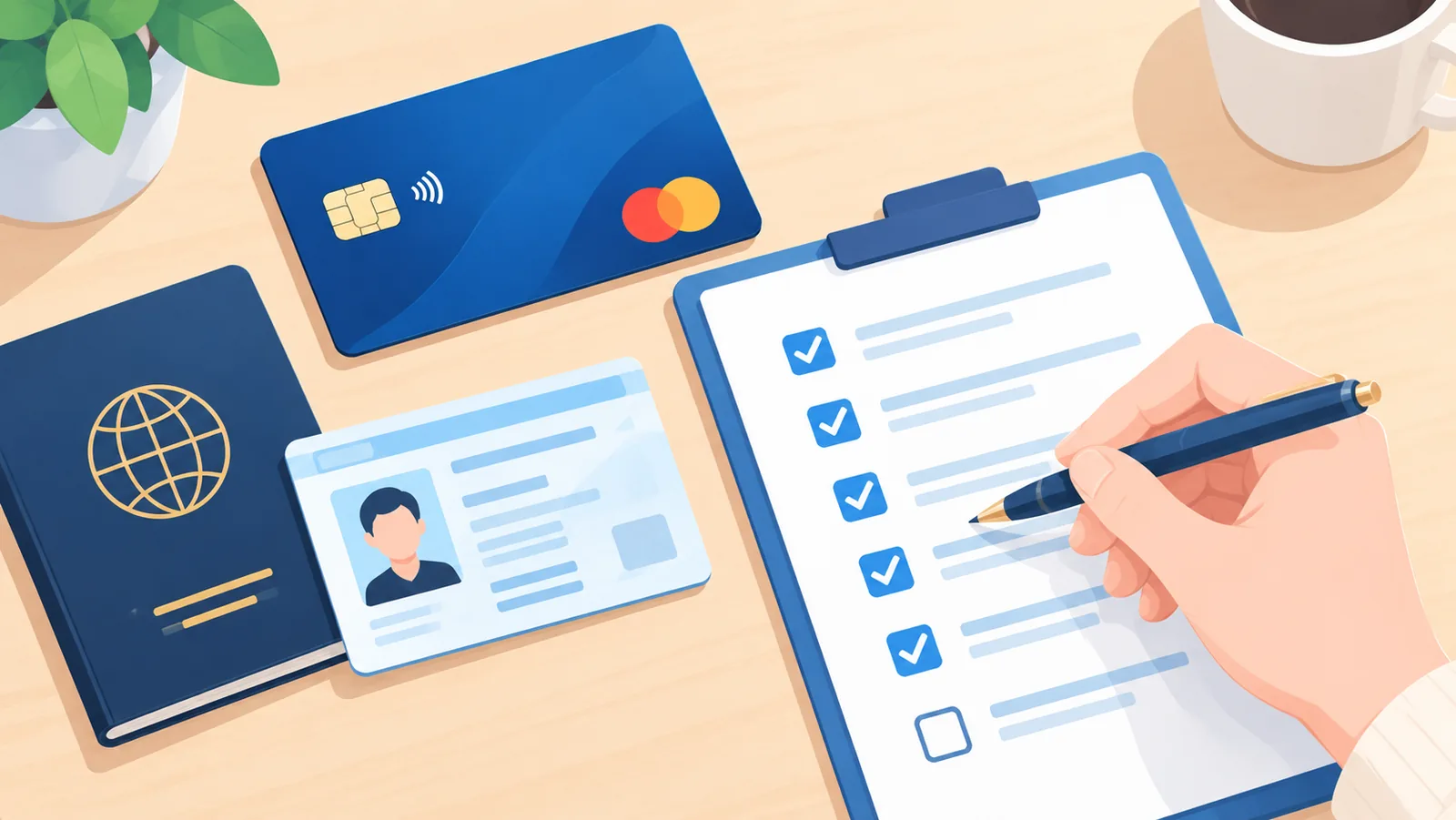 Checklist de documentos antes de contratar o cartão