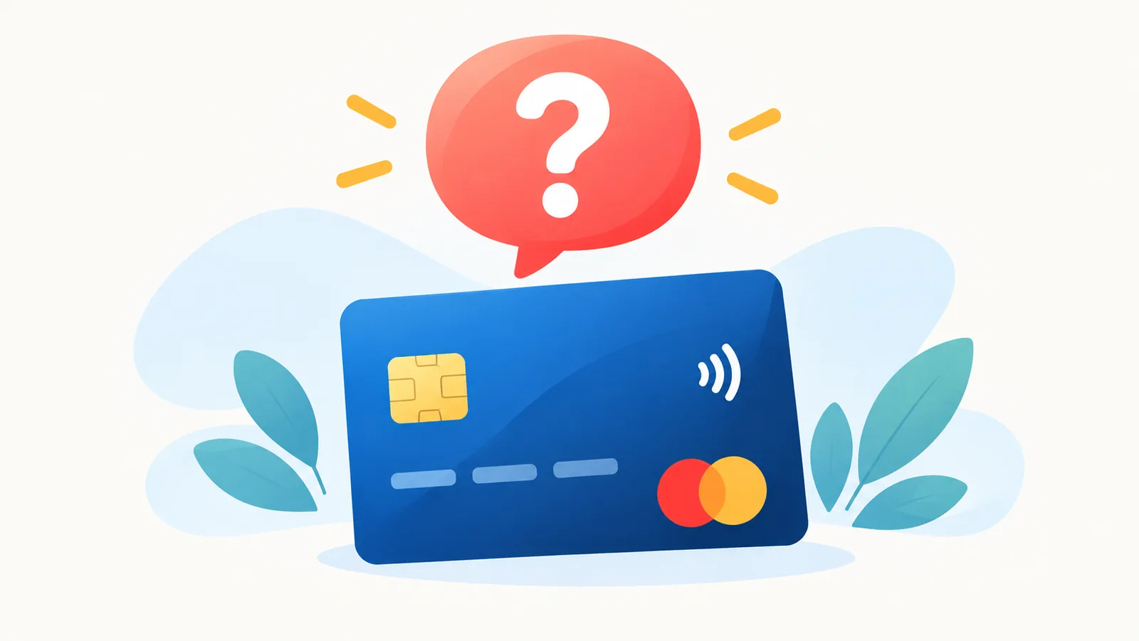 Ilustração de perguntas frequentes sobre cartão premium