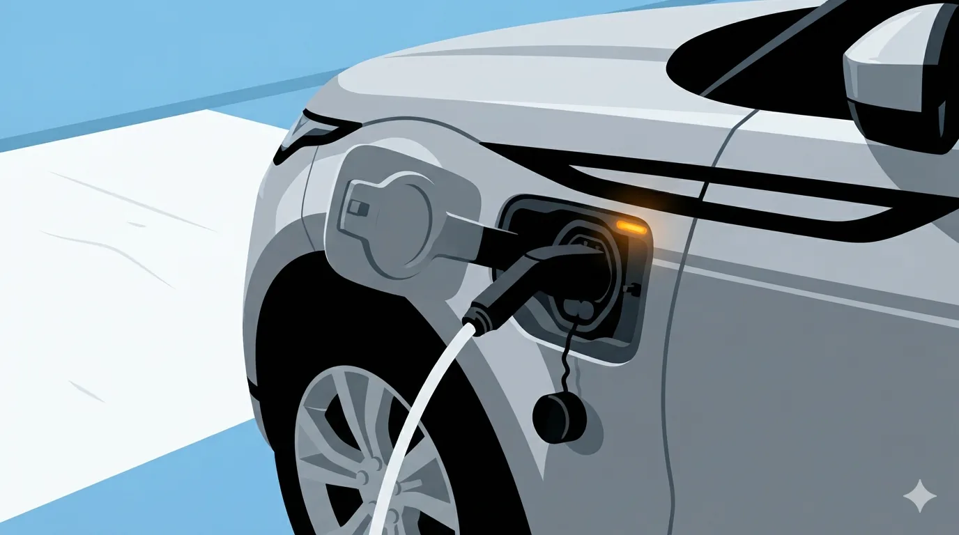 Range Rover Evoque PHEV cu portul de încărcare vizibil