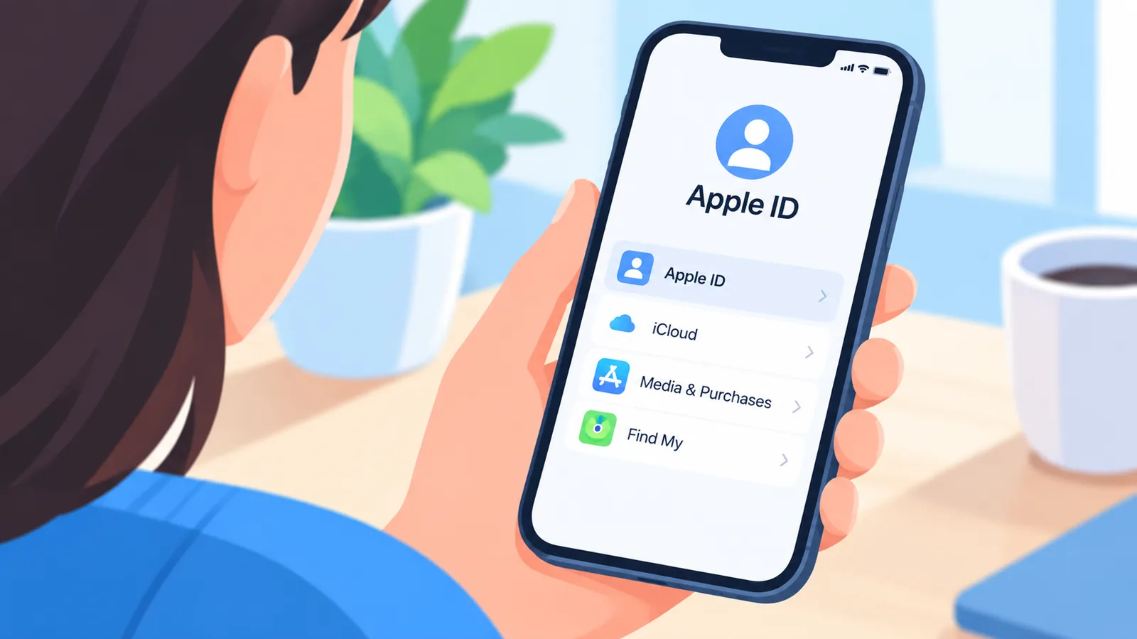 Verificarea contului Apple ID pe telefon