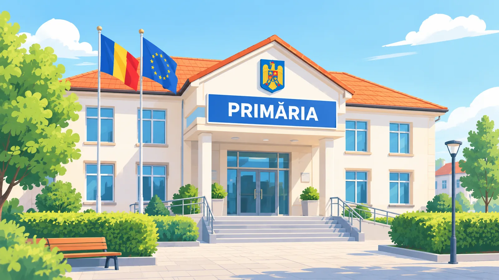 Clădirea unui serviciu public de evidență a persoanelor