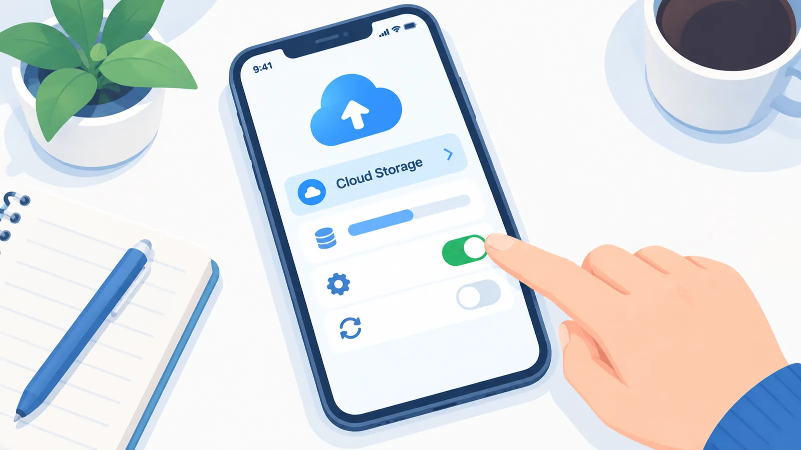 iCloud'u kapatıp yeniden açan kullanıcı