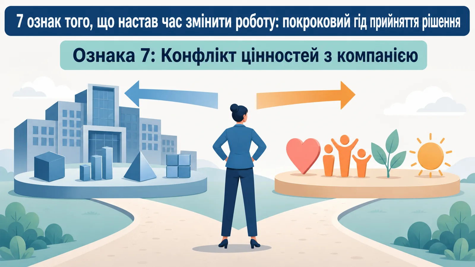 Порівняльна таблиця: залишитися чи змінити роботу