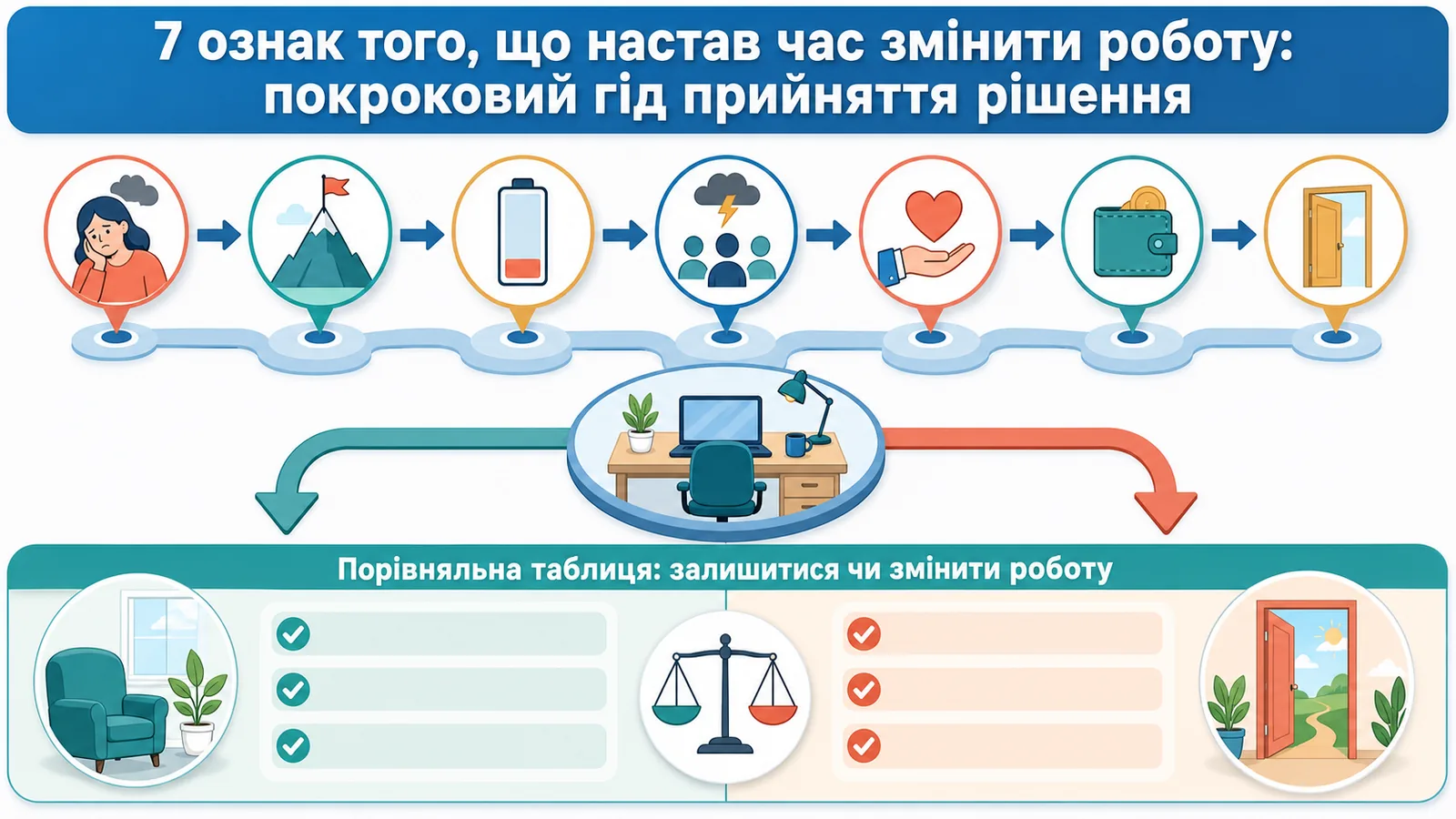 Практичні кроки перед звільненням