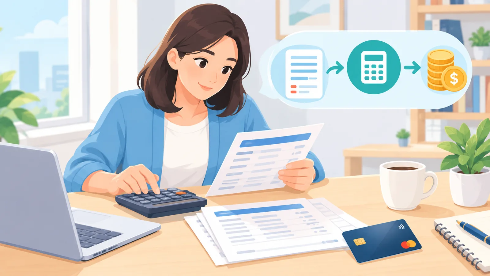 Розрахунок вигоди від обслуговування картки