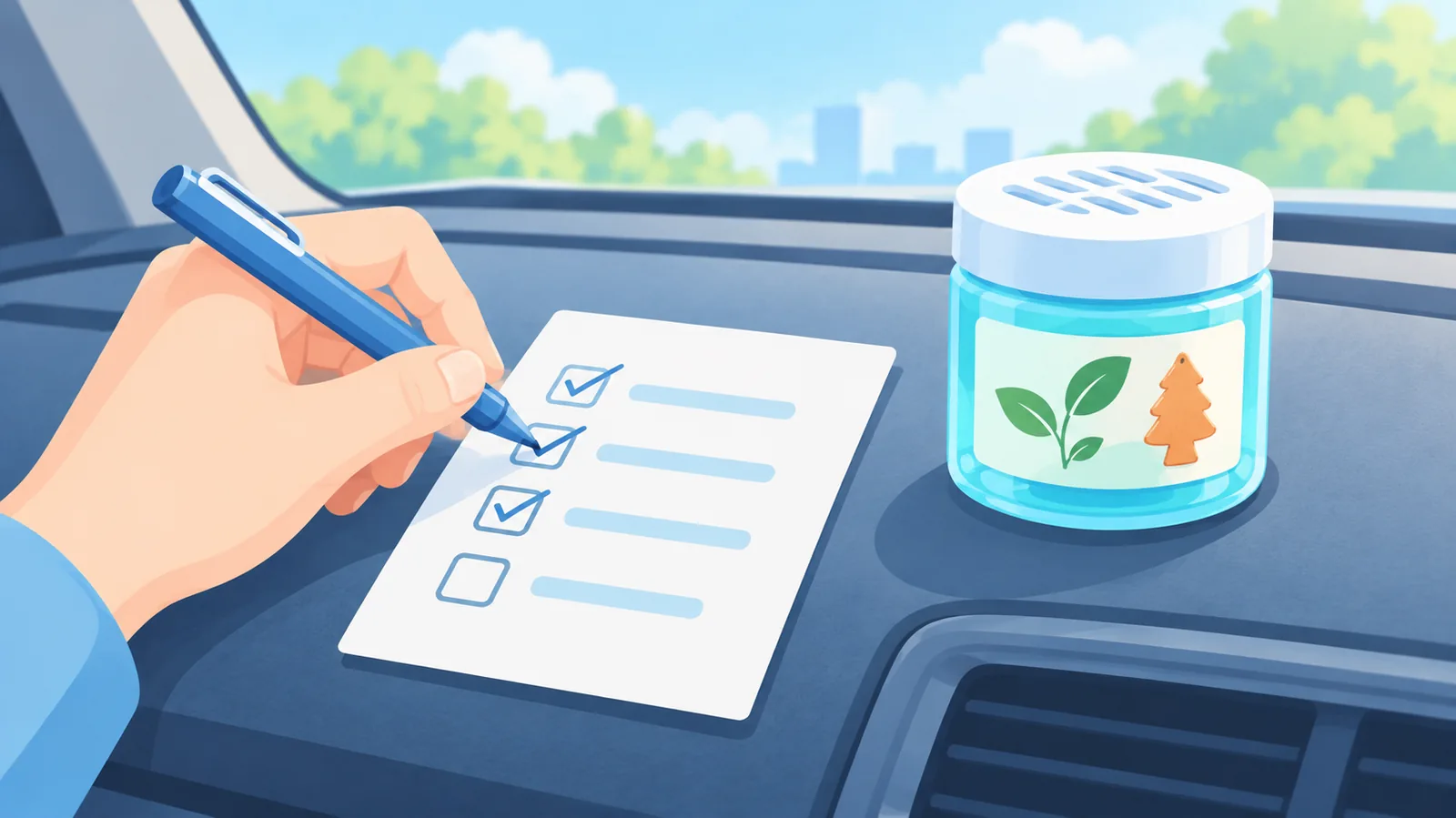 Checklist trước khi mua nước hoa ô tô