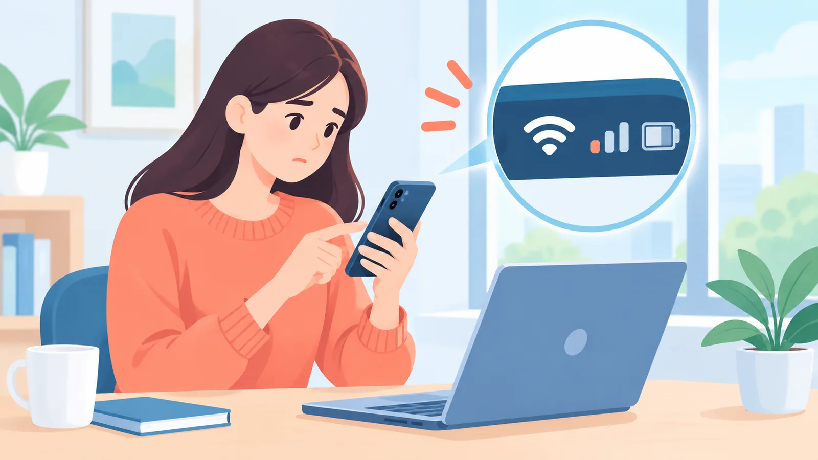 Kiểm tra kết nối Wi-Fi trên điện thoại trước khi đồng bộ iCloud