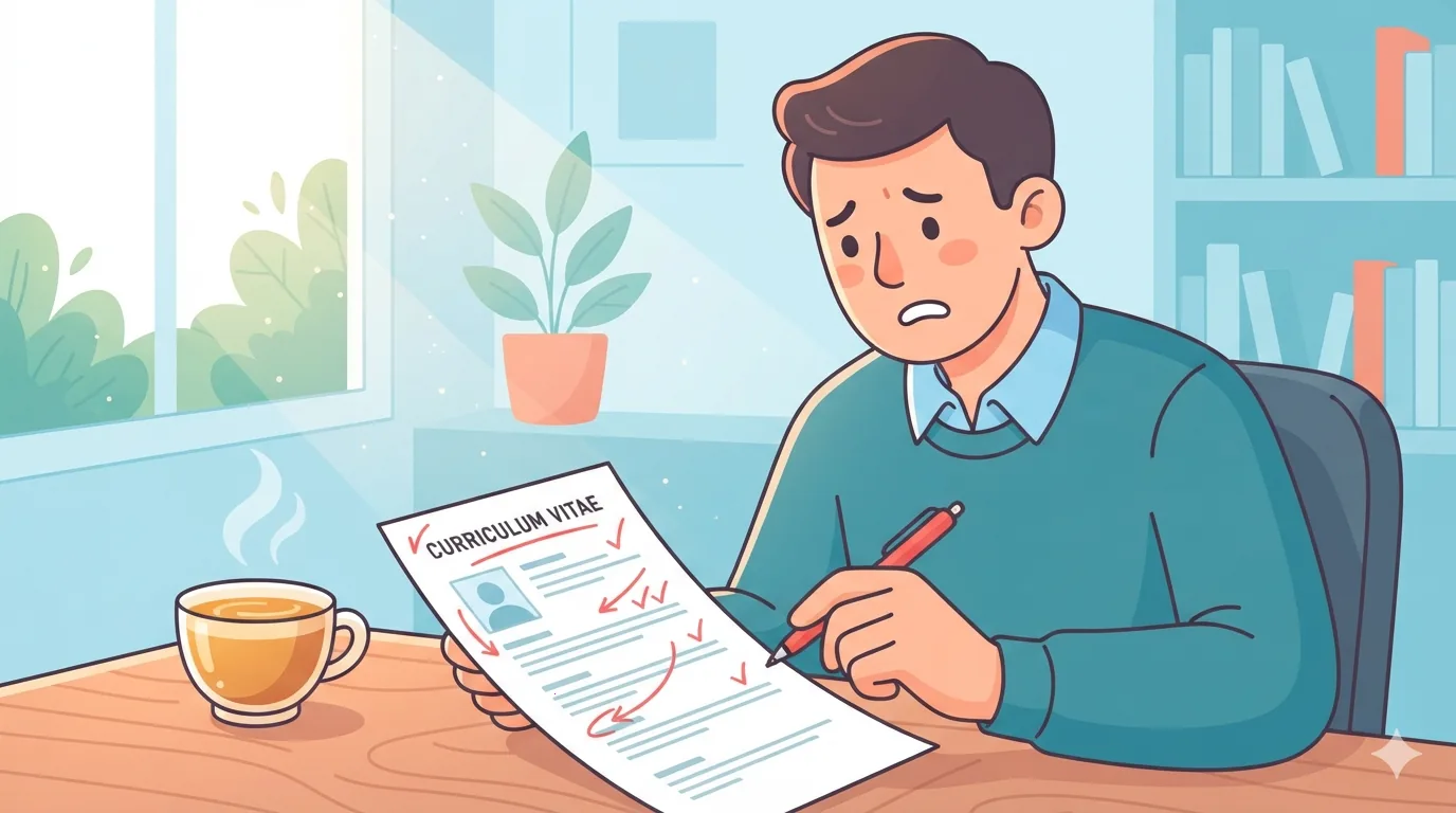 Người thất vọng khi phát hiện lỗi trong CV trước khi nộp hồ sơ