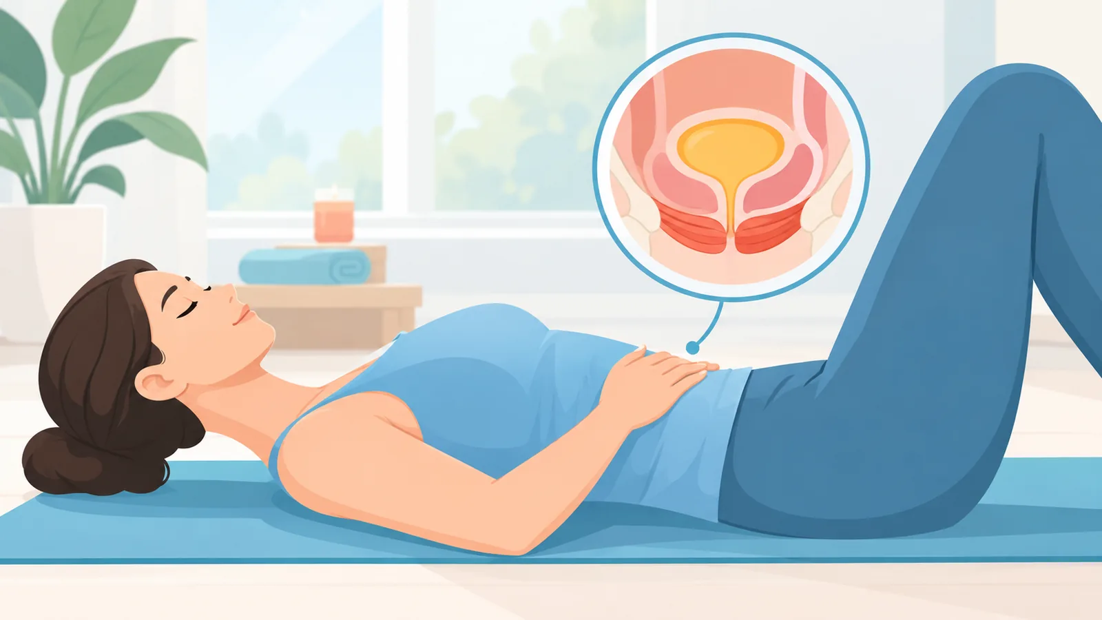 Người tập squat tại nhà cần cơ sàn chậu khỏe