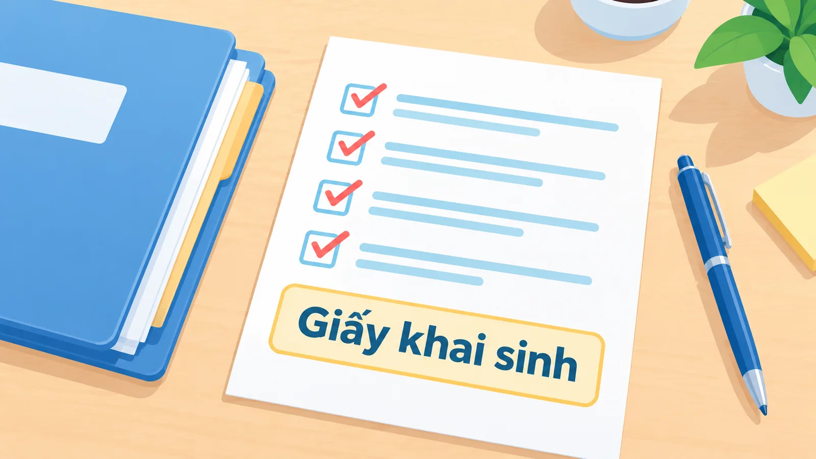 Danh sách kiểm tra giấy tờ trước khi đến cơ quan liên hệ