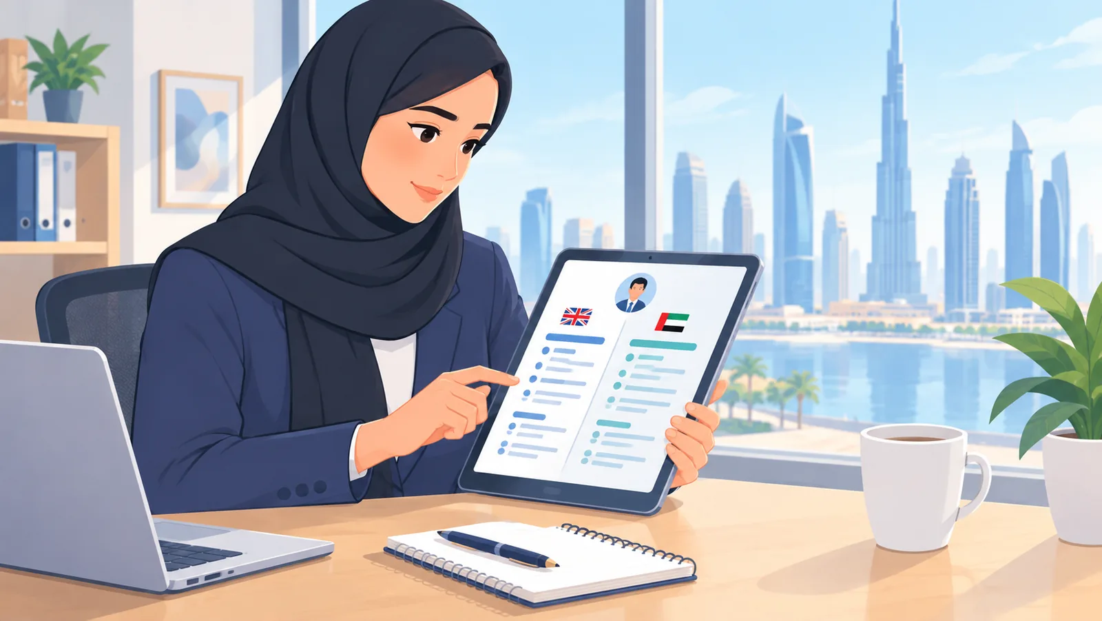 فريق يلتقط صورة جماعية داخل المكتب لاستخدامها في منشور