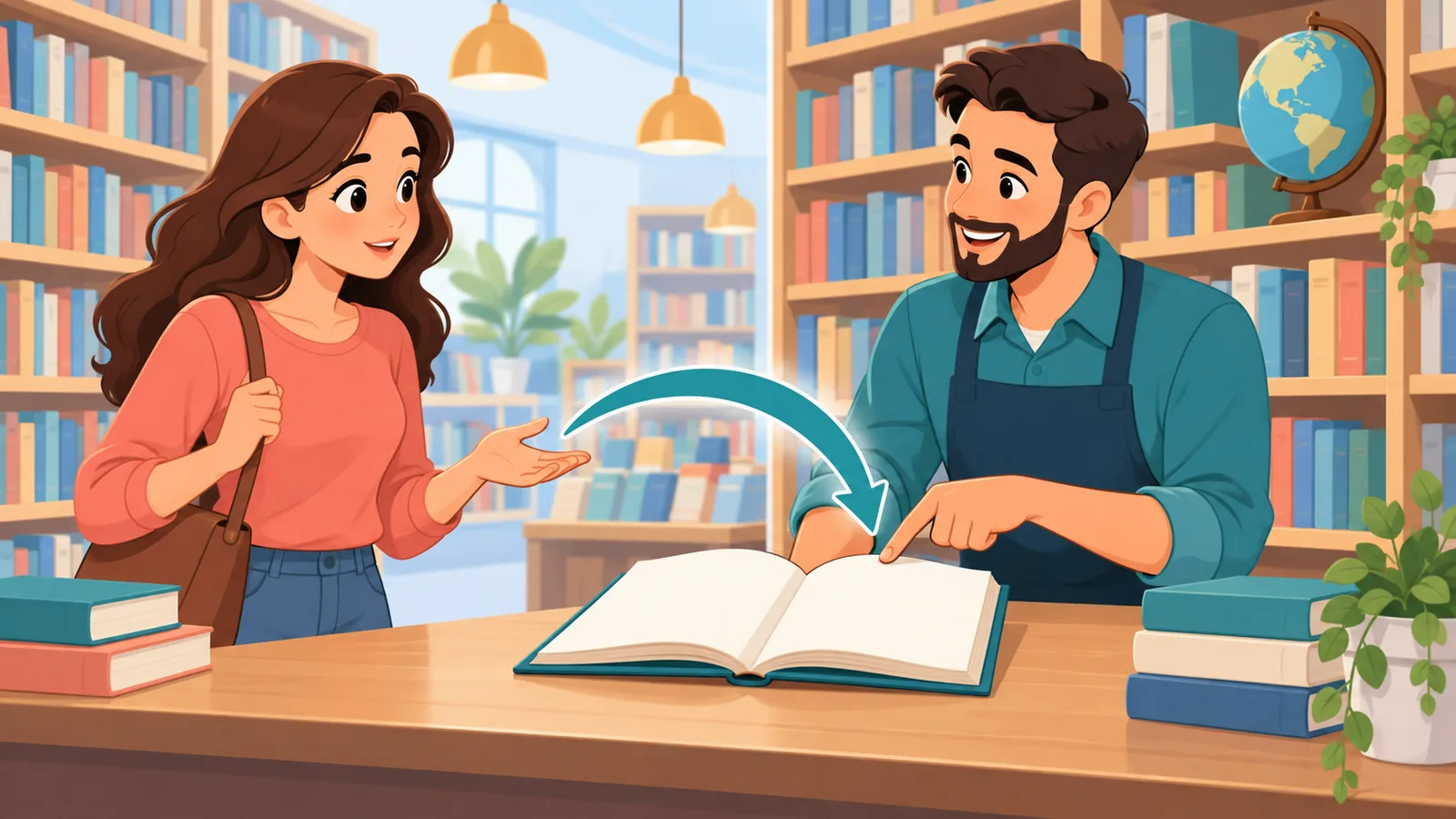 ورقة مشطوب عليها عنوان بجانب ورقة نظيفة بعنوان واضح