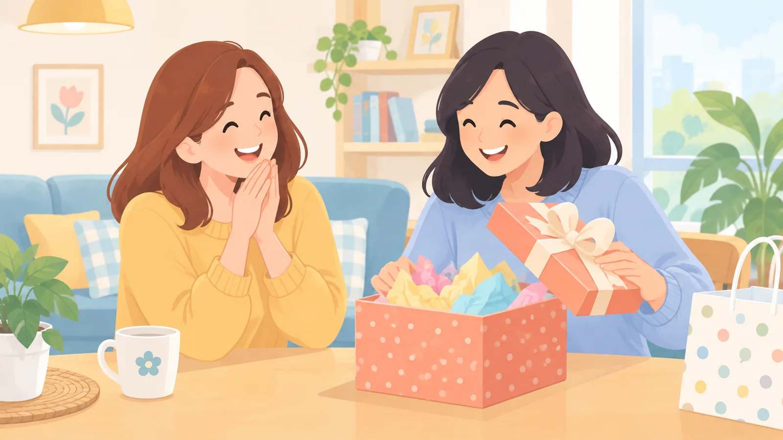 موظفان في مكتب حكومي يراجعان ملفًا معًا