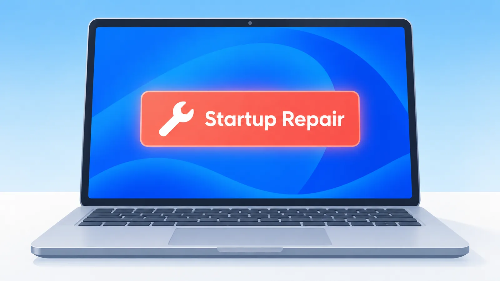 شاشة استعادة ويندوز زرقاء على لابتوب تعرض خيارات الإصلاح