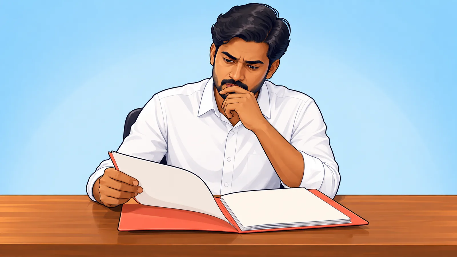 ডেস্কে খোলা আইনের বই ও নোটের স্তূপ
