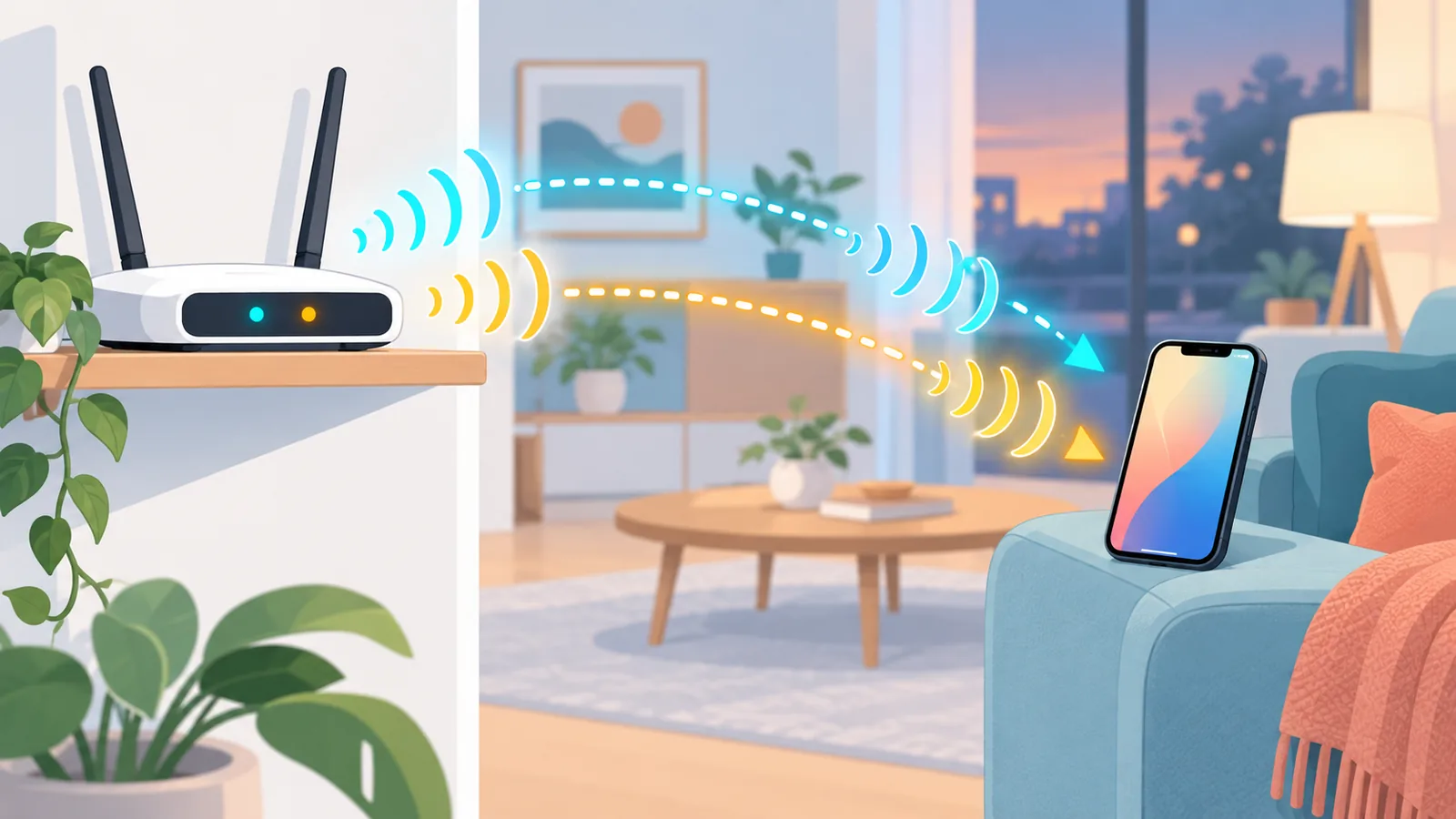 5GHz Wi‑Fi 路由器与 iPhone