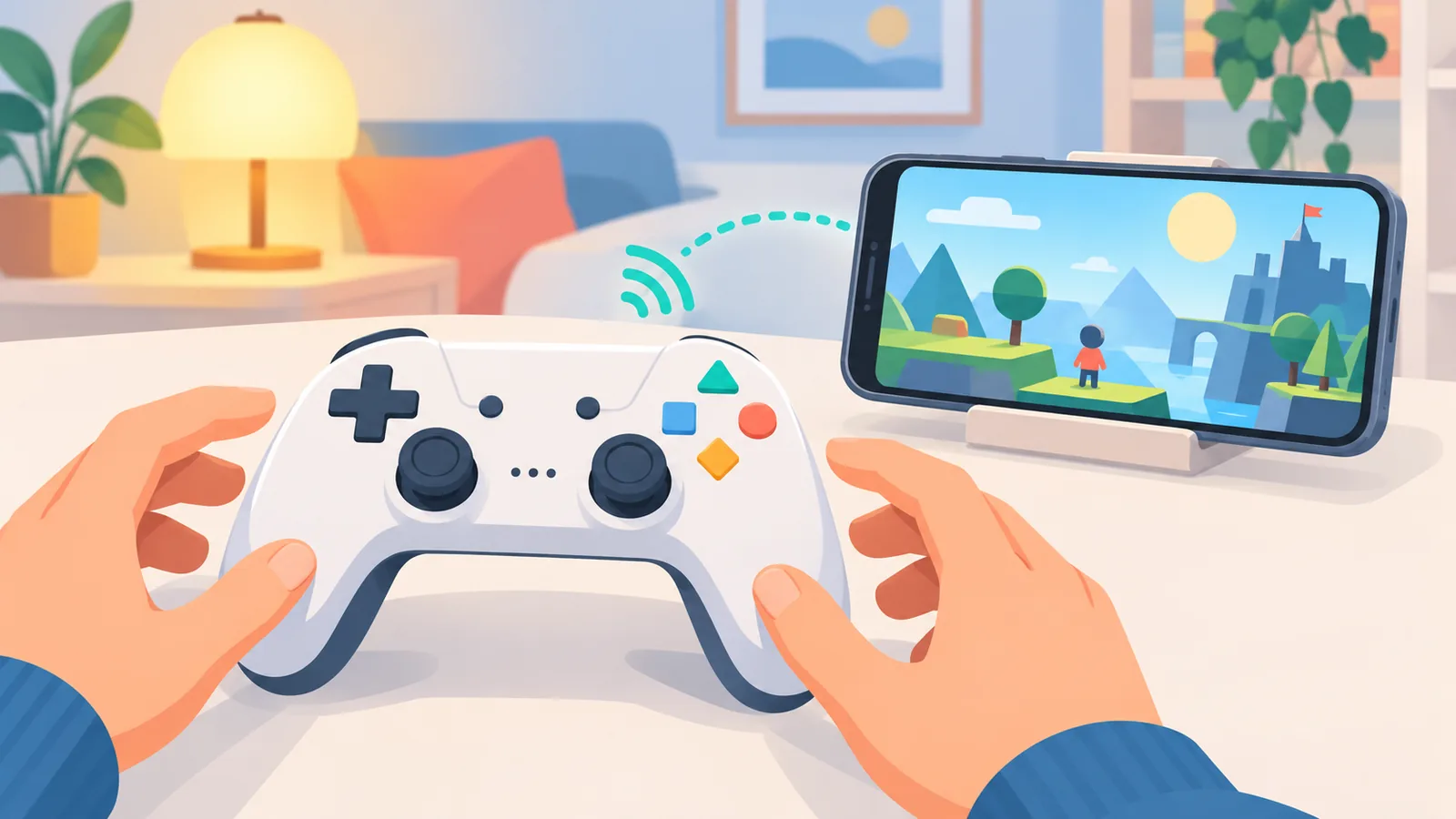 Xbox 手柄与 iPhone 准备配对