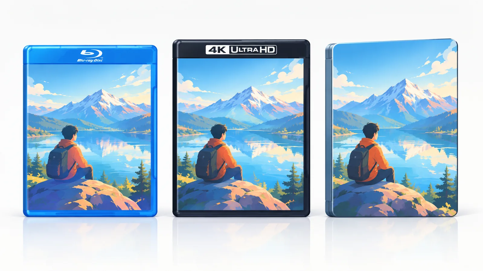 Blu-ray, 4K-UHD-Hülle und Steelbook im direkten Vergleich