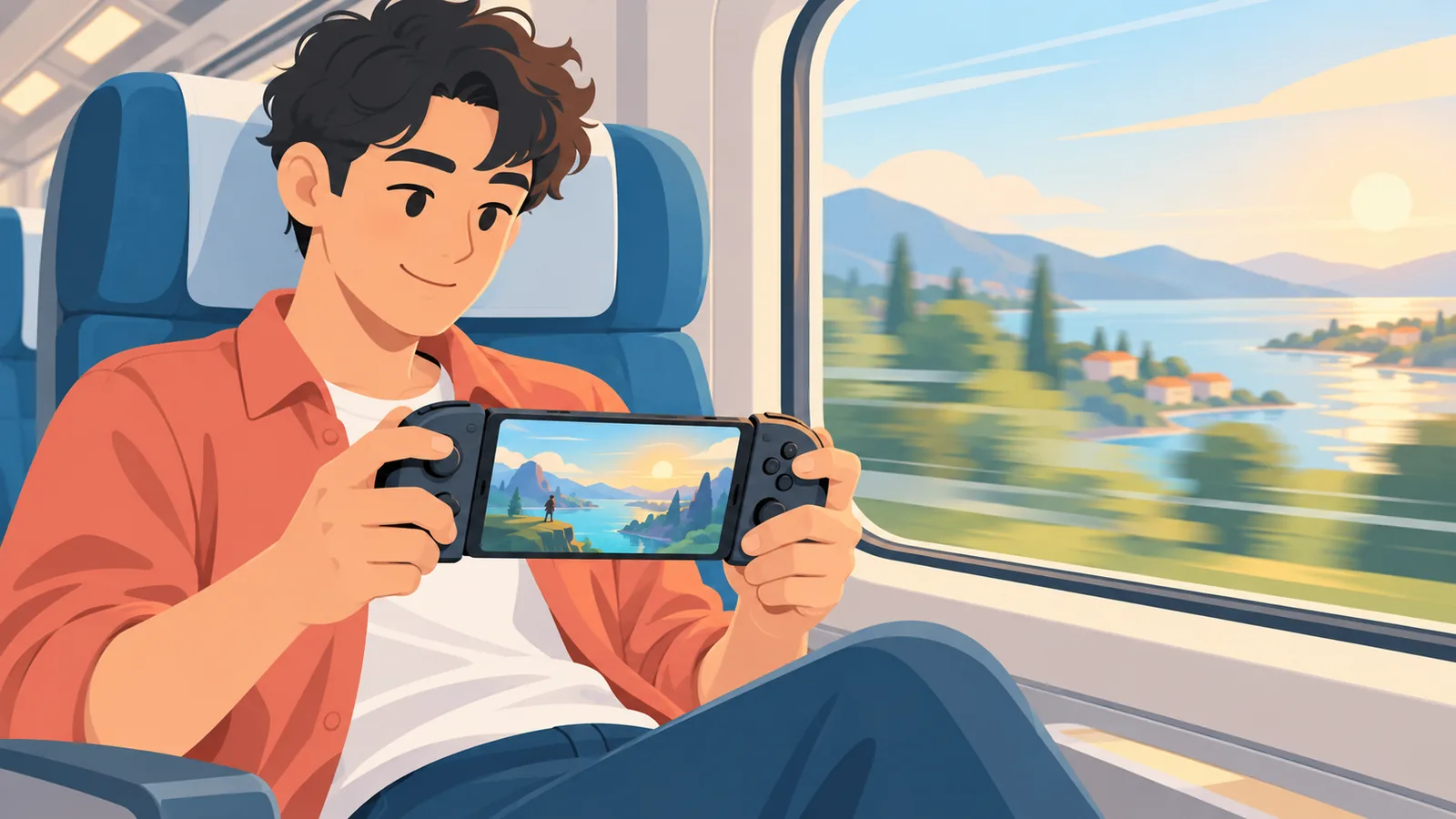 Spielen mit dem iPhone unterwegs