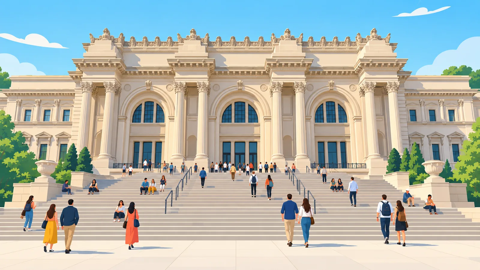 Eingangsfassade des Metropolitan Museum of Art