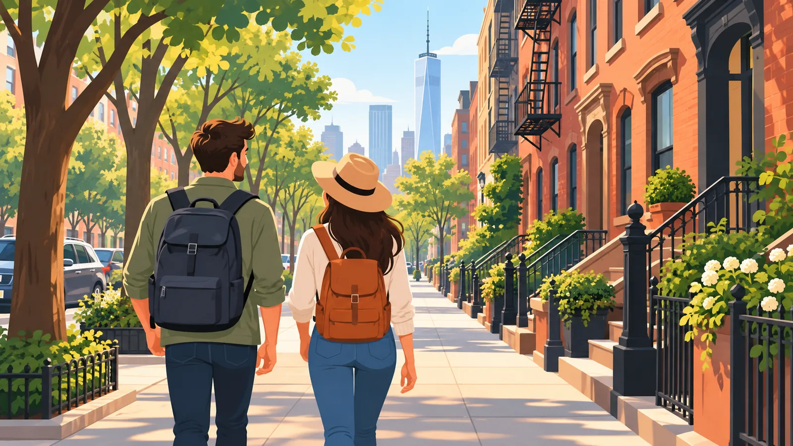 Spaziergang durch Lower Manhattan