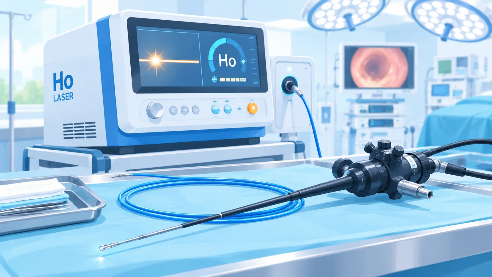 Laser-Endoskopiegerät für die Prostataoperation