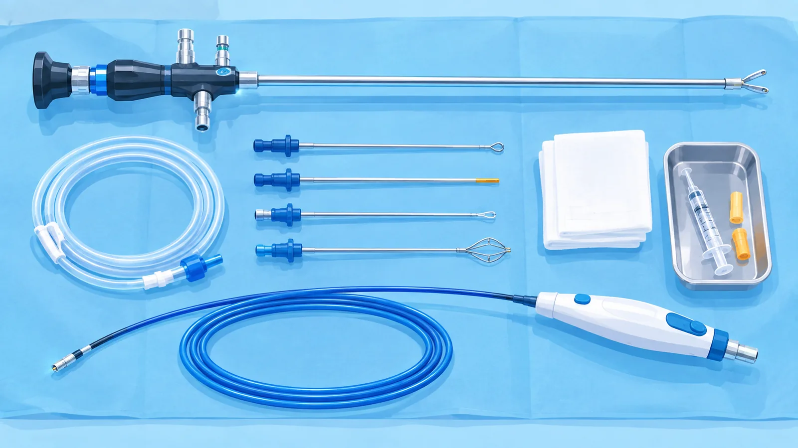 Instrumentenset für minimalinvasive Prostataverfahren