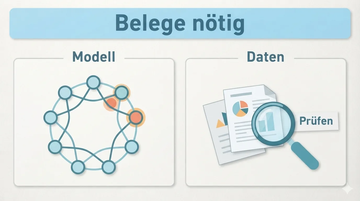 Die Regeln des Enneagramm-Modells stehen in einem eigenen Bereich; daneben werden wissenschaftliche Belege get