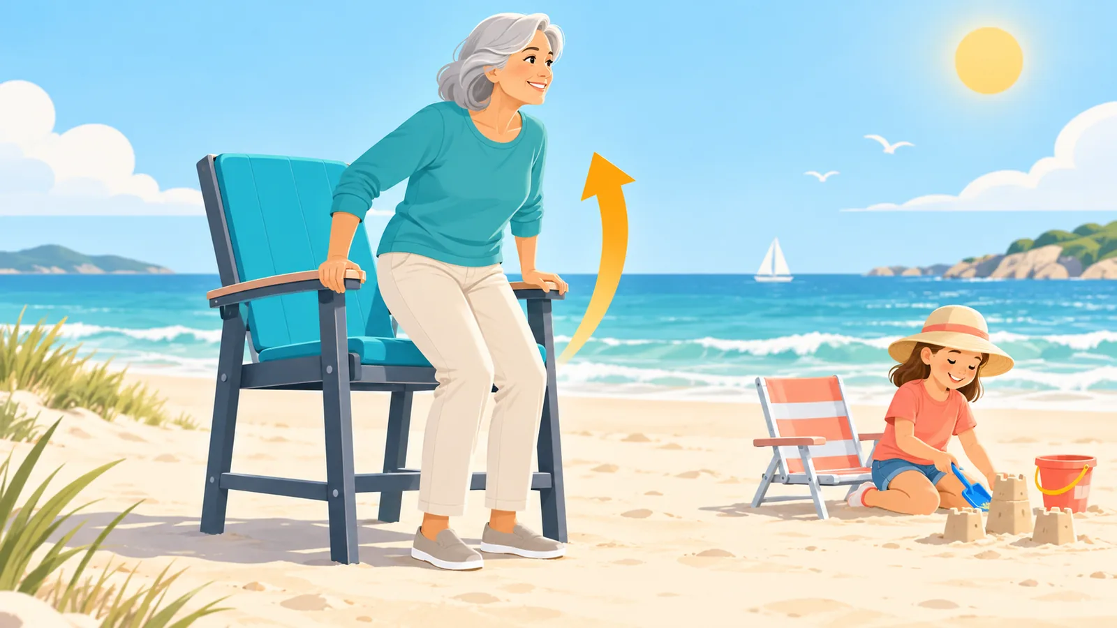 Strandstühle für besondere Bedürfnisse und Familien