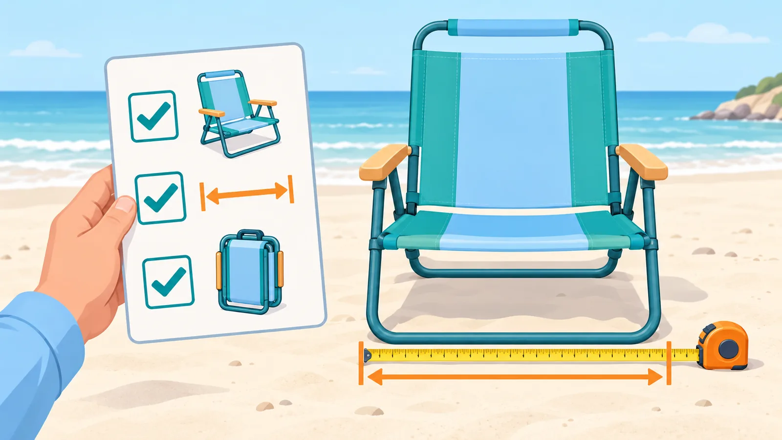 Kaufcheckliste für Strandstühle