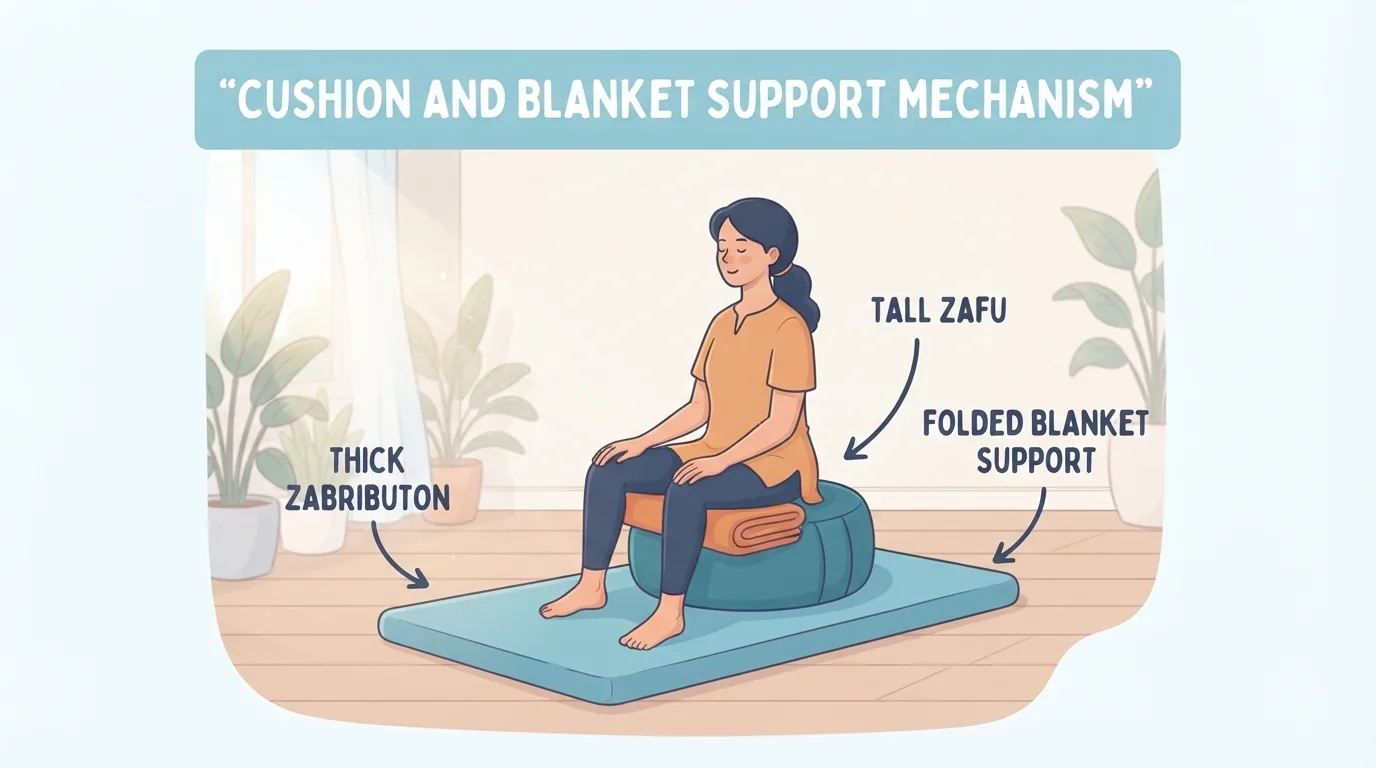 Buckwheat hulls, kapok fiber, and foam shown as cushion fill options