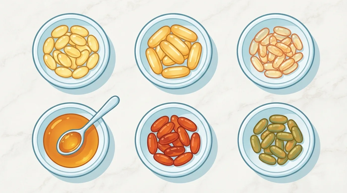 Person comparing supplement facts and calculating cost per serving