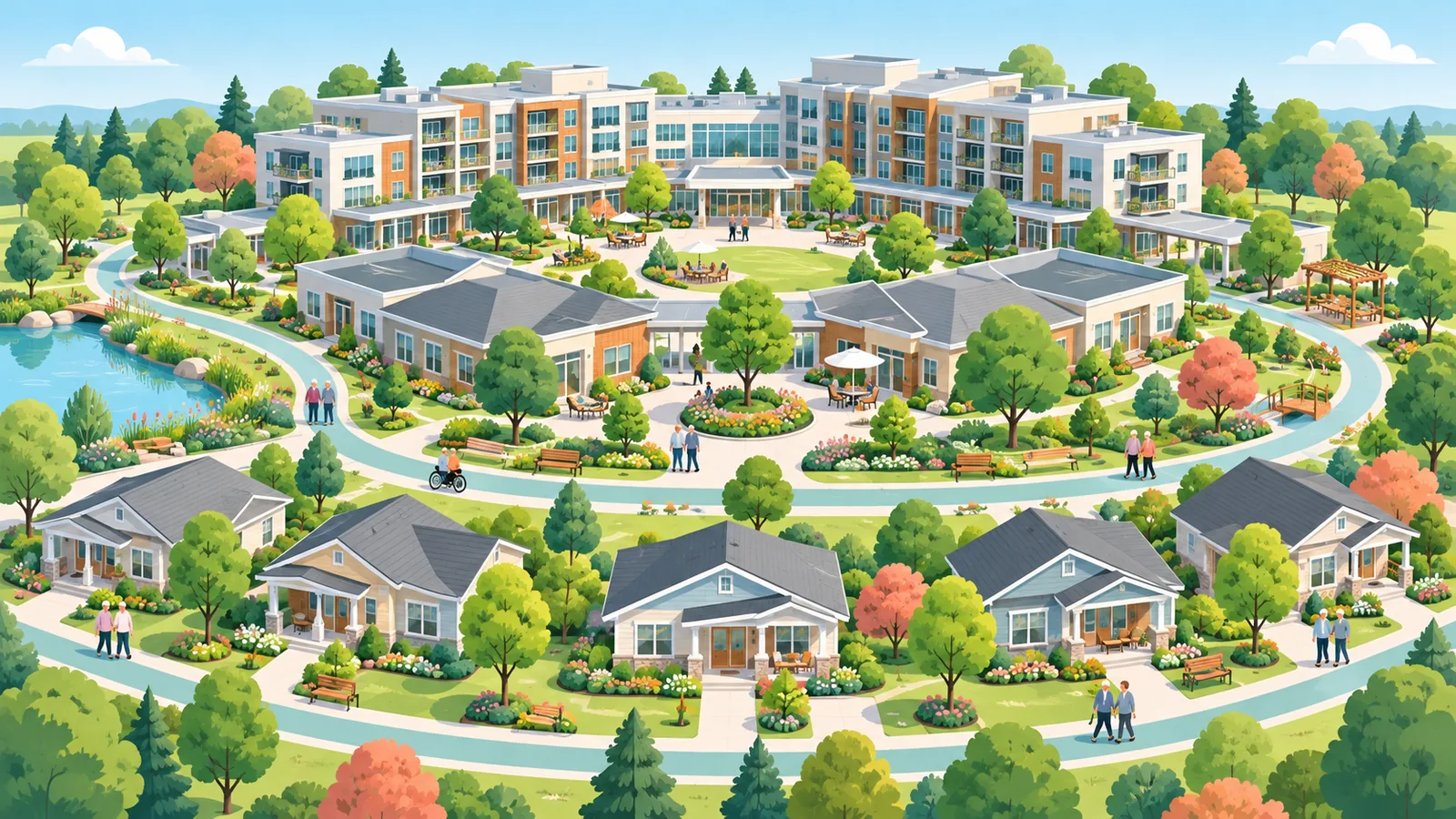 Continuing care retirement community campus
