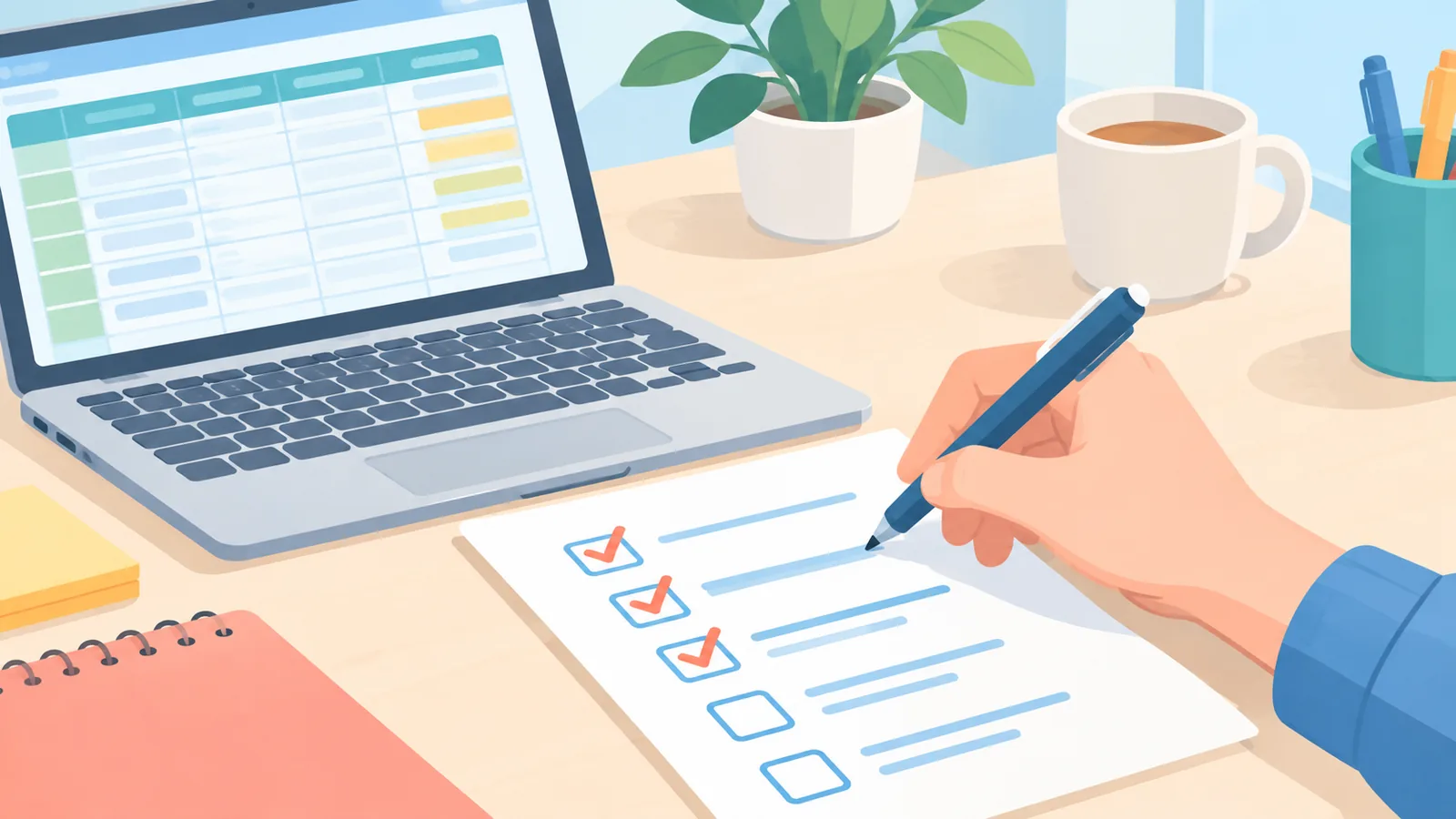 Two calendars comparing end-of-month and start-of-month payments