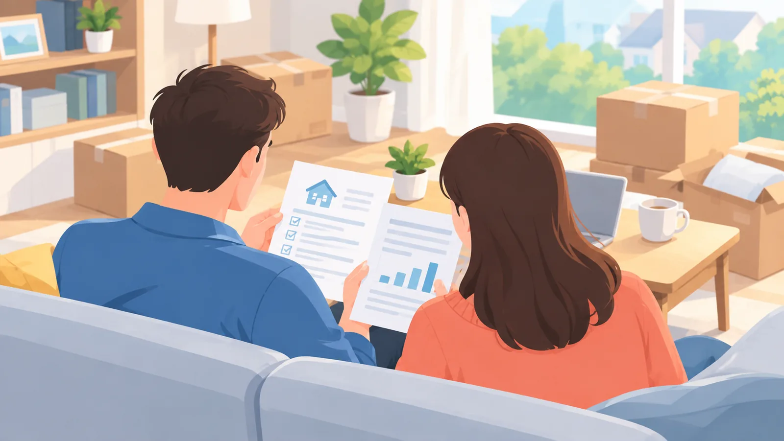 Hand checking items off a home buyer checklist