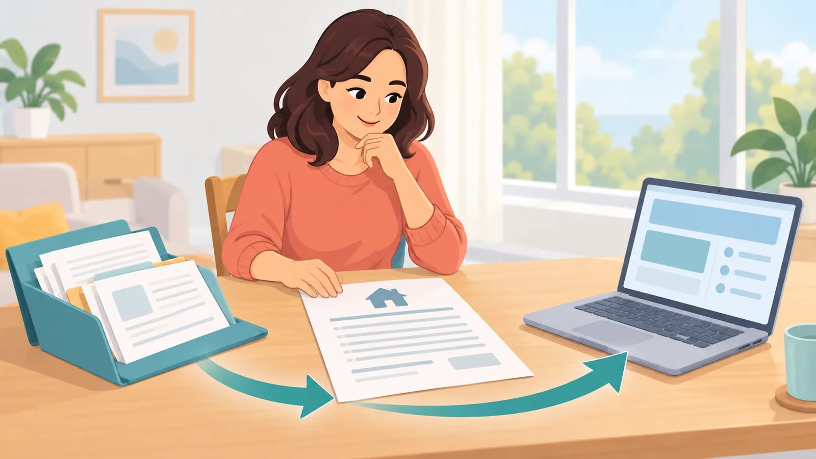 Tenant reviewing lease documents to understand renter rights