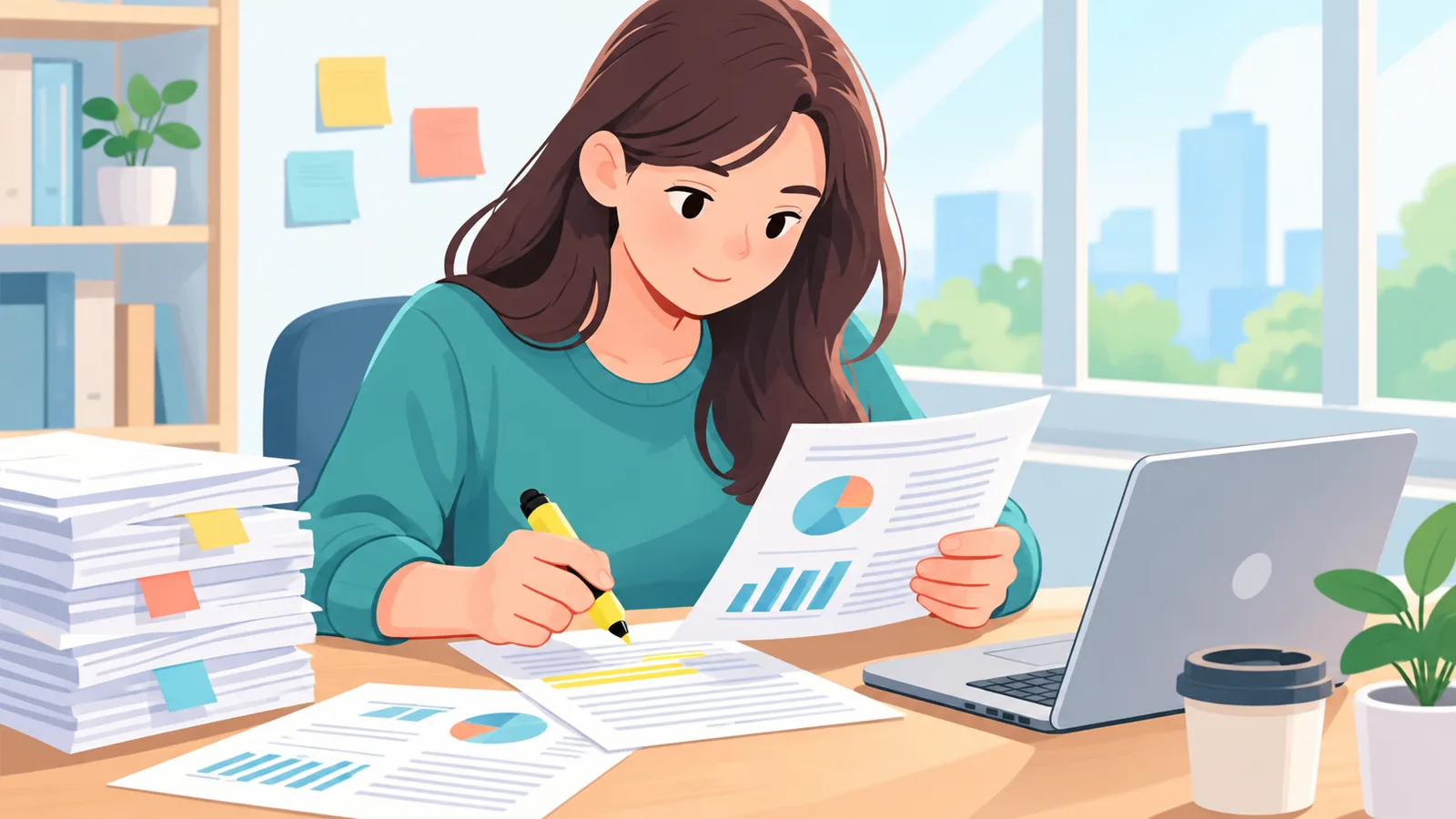 Clerk completing family and bank detail forms