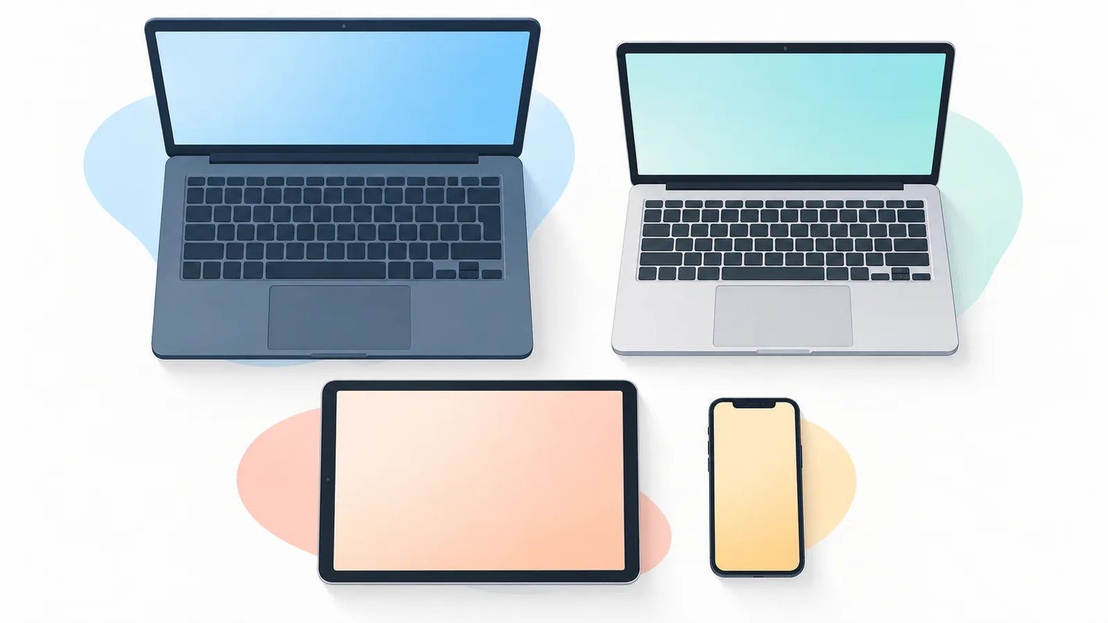 Distintos dispositivos compatibles con compartir pantalla