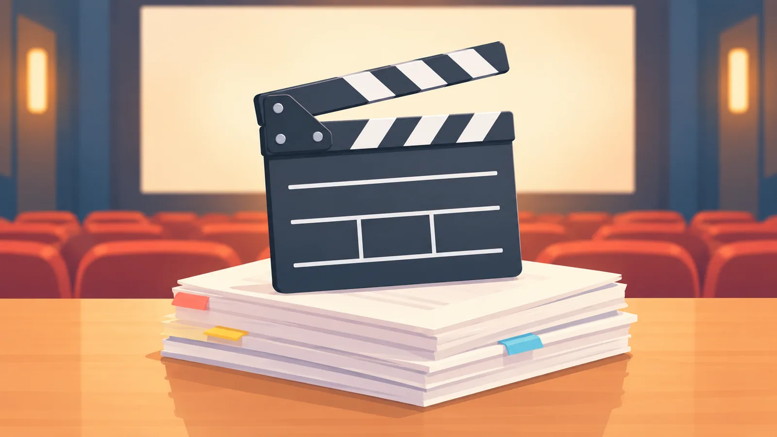 Estantería de una tienda con productos derivados de una película