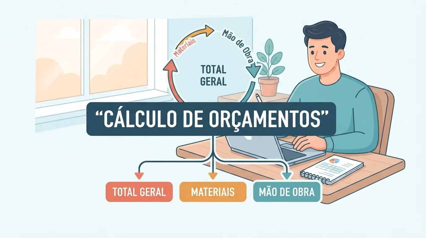 Persona revisando sus finanzas con calma en un escritorio