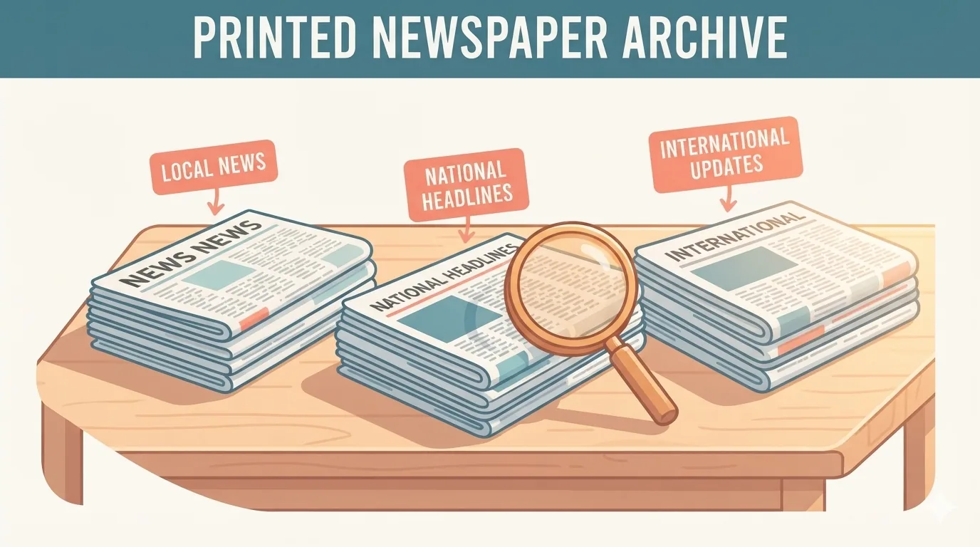 Tableta que muestra varias noticias sobre un mismo tema