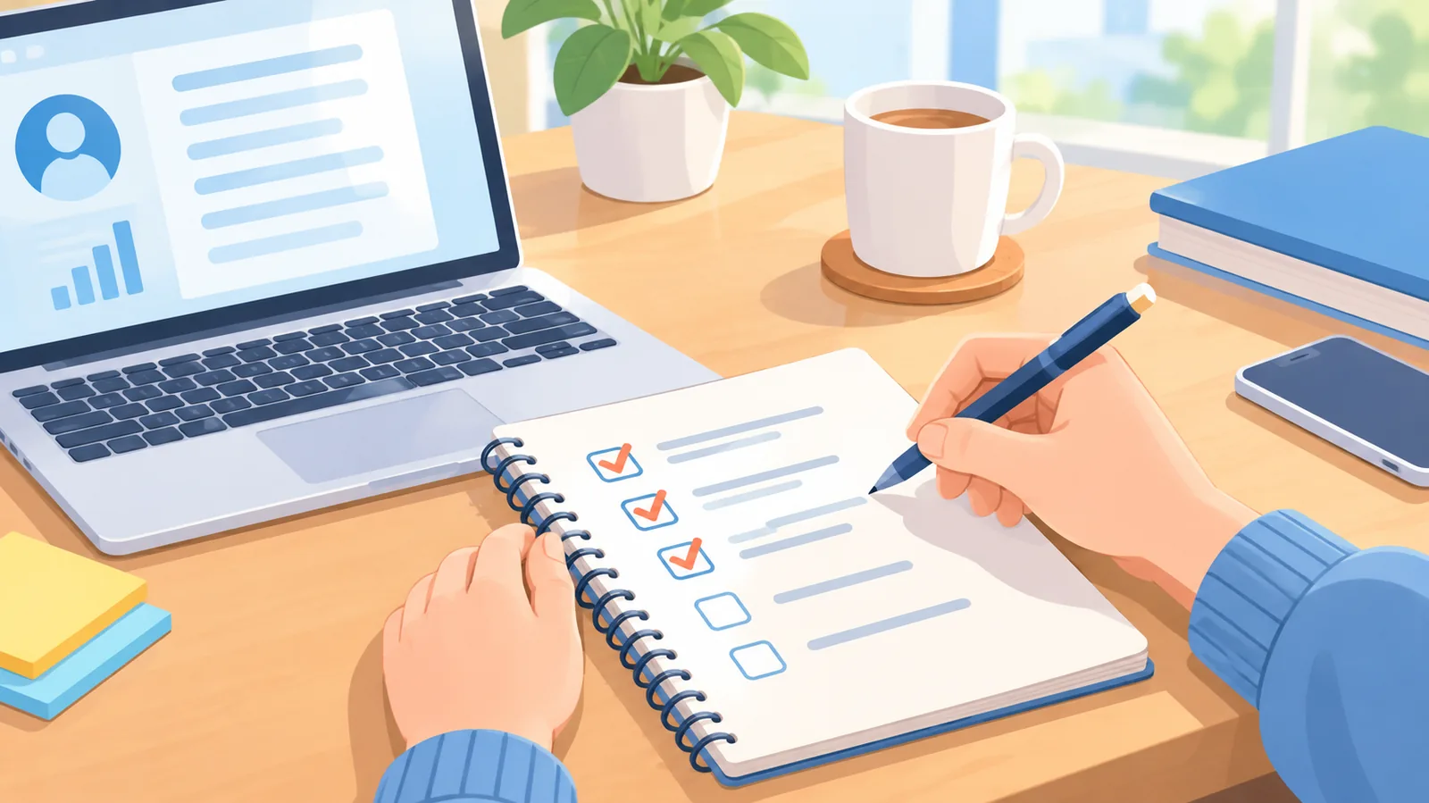 Checklist de autoevaluación para elegir un side hustle