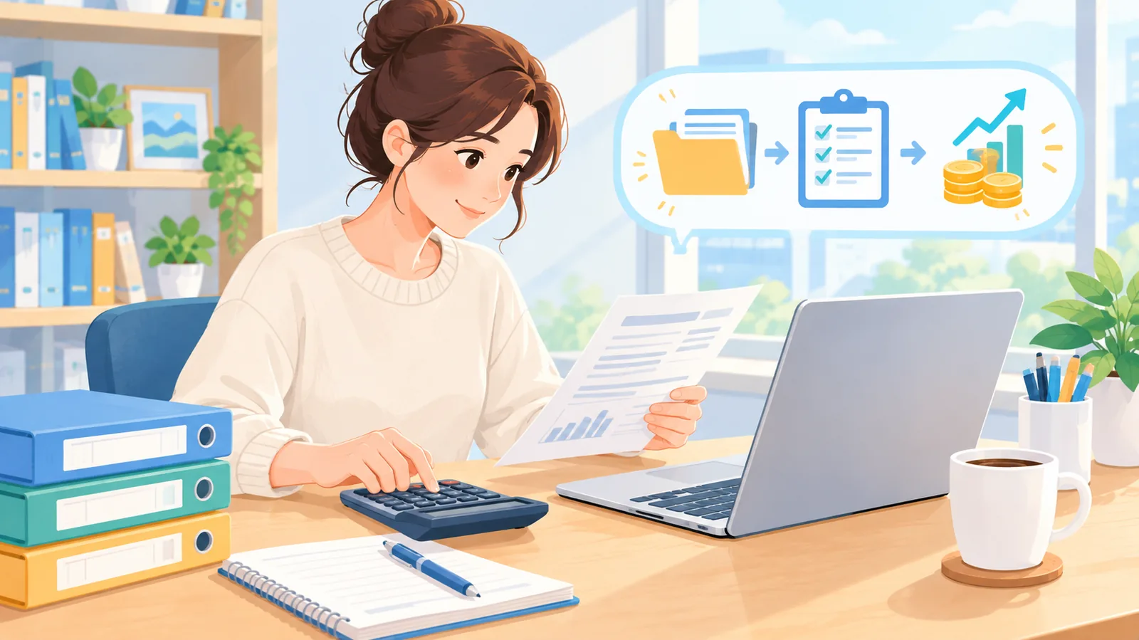 Persona preparando su perfil para encontrar clientes online