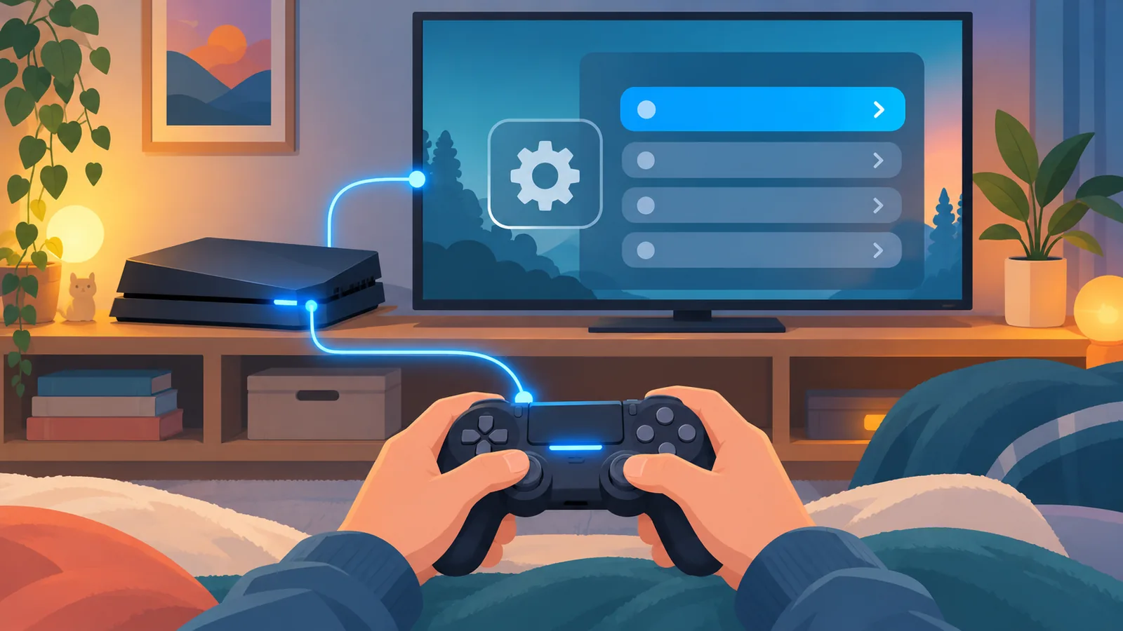 PS4 sa kuwarto na ise-set bilang primary console